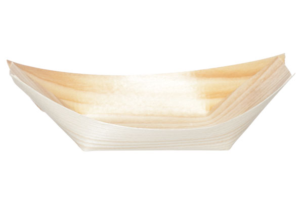 Aperitif Bambus Schiff 12x8,5x3,5cmh - 20 Stck